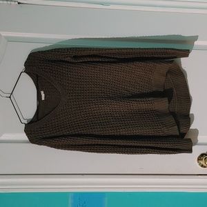 Knitted sweater, Medium, olive green